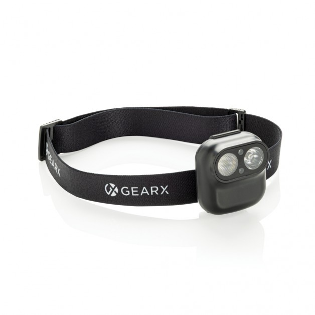GEAR X RCS žibintuvėlis su galvos juosta ir judesio jutikliu GEAR X RCS žibintuvėlis su galvos juosta ir judesio jutikliu