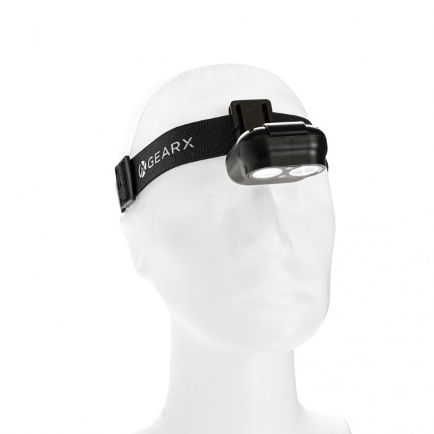 GEAR X RCS žibintuvėlis su galvos juosta ir judesio jutikliu GEAR X RCS žibintuvėlis su galvos juosta ir judesio jutikliu