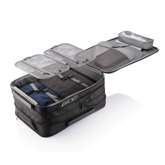 XD Design Flex Foldable prasiplečiantis rankinio bagažo lagaminas