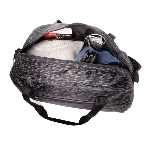 AWARE™ RPET Reflective sportinis krepšys iš šviesą atspindinčios medžiagos