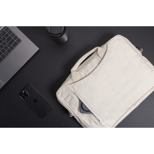 Laluka AWARE™ perdirbtos medvilnės nešiojamojo kompiuterio krepšys15.4 ''