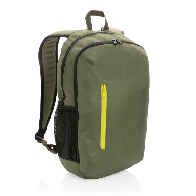 Impact AWARE™ 300D RPET casual kasdienė kuprinė, 15"