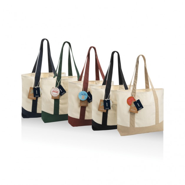THULE SHOP LOCAL AWARE™ perdirbtos medvilnės pirkinių krepšys, 20L