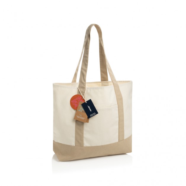 THULE SHOP LOCAL AWARE™ perdirbtos medvilnės pirkinių krepšys, 20L
