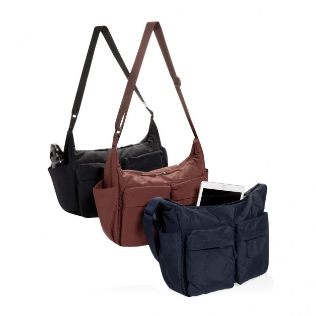 KENTO URBAN RCS perdirbto nailono rankinė per petį, 8L