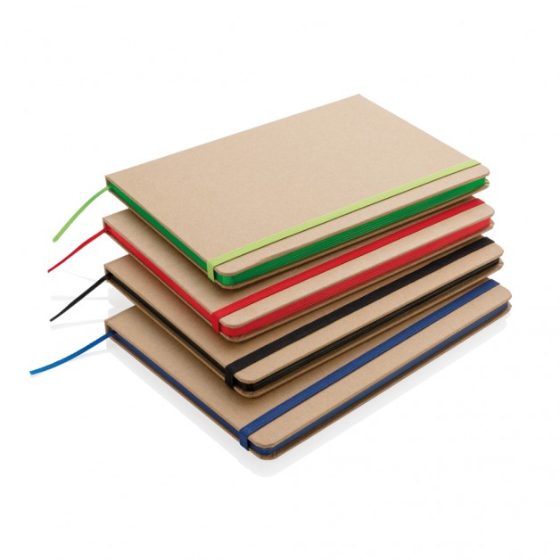 A5 recycled kraft užrašinė su perdirbto kraftinio popieriaus viršeliu ir perdirbtu popieriumi