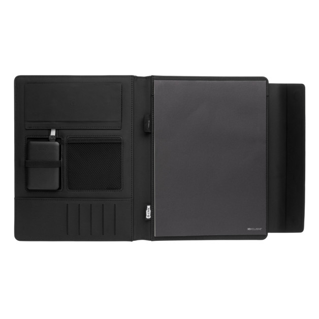 Fiko belaidė įkrovimo stotelė portfelis A4 su energijos talpykla (powerbank)