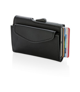 C-Secure RFID kortelių dėklas ir piniginė su skyreliu monetoms