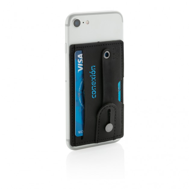 3in1 Mobiliojo telefono laikiklis, kortelių dėklas su RFID apsauga