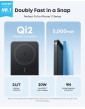 ANKER NANO 5000 mAh MagGo Qi 2.0 išorinė baterija (power bank įkroviklis), 15W