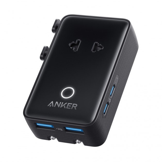 ANKER NANO TRAVEL 5in1 kelioninis adapteris, 20W ANKER NANO TRAVEL 5in1 kelioninis adapteris, 20W