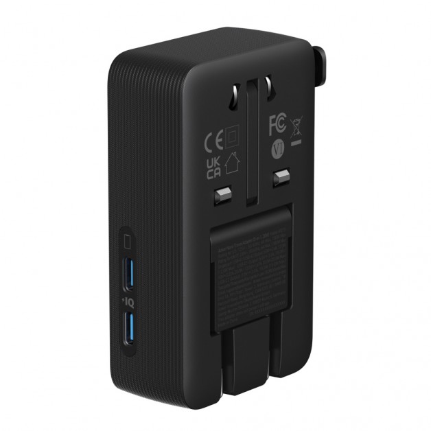 ANKER NANO TRAVEL 5in1 kelioninis adapteris, 20W ANKER NANO TRAVEL 5in1 kelioninis adapteris, 20W