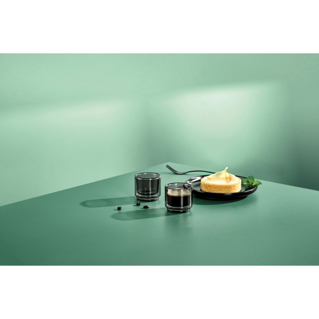 ADHOC IMPACT dvisieniai espreso puodeliai, 45ml, 2 vnt ADHOC IMPACT dvisieniai espreso puodeliai, 45ml, 2 vnt