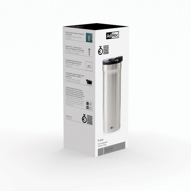ADHOC PULSE termo puodelis, 500ml