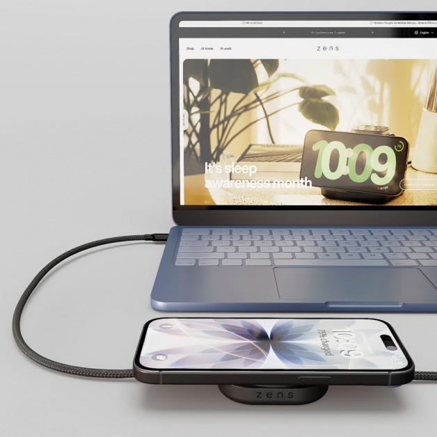 ZENS PRO 2 įkrovimo laidas USB‑C to USB‑C ZENS PRO 2 įkrovimo laidas USB‑C to USB‑C