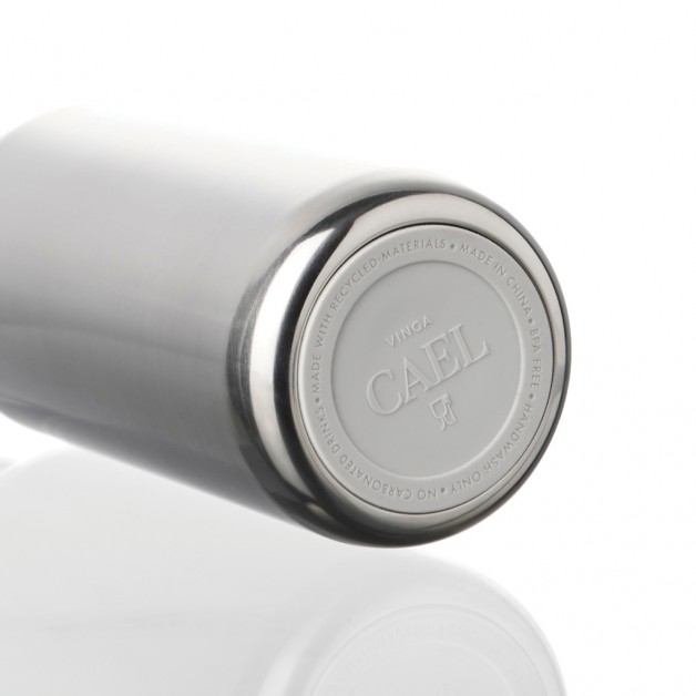 VINGA CAEL RCS nerūdijančio plieno dvisienė termogertuvė, 600ml VINGA CAEL RCS nerūdijančio plieno dvisienė termogertuvė, 600ml