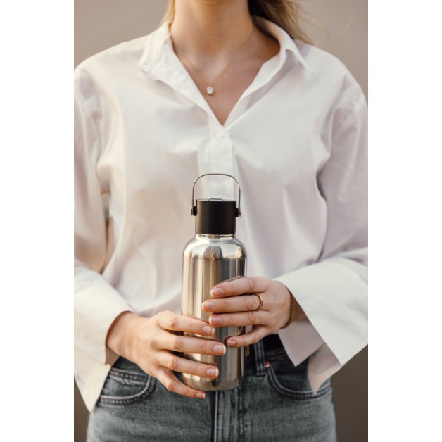 VINGA CAEL RCS nerūdijančio plieno dvisienė termogertuvė, 600ml VINGA CAEL RCS nerūdijančio plieno dvisienė termogertuvė, 600ml