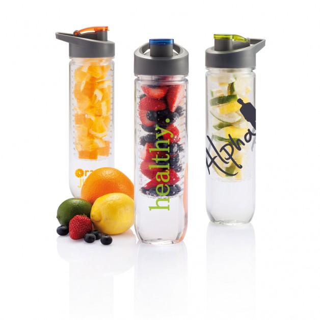 Vandens gertuvė su filtru vaisiams, 800 ml