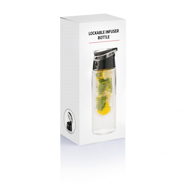 Lockable infuser užsegama gertuvė su filtru vaisiams
