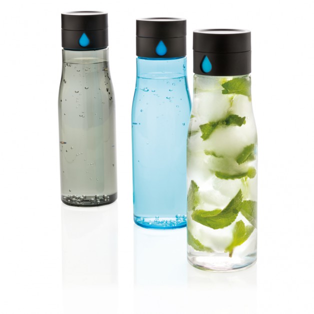 Aqua tritano plastiko gertuvė su išgerto vandens sekimo funkcija