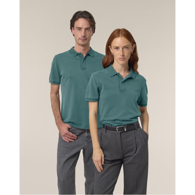 COASTER VINTAGE unisex polo marškinėliai, 185g