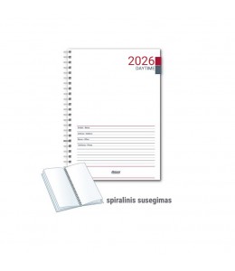 Darbo kalendoriaus Spirex Day viduriukai, A5 Plus formatas