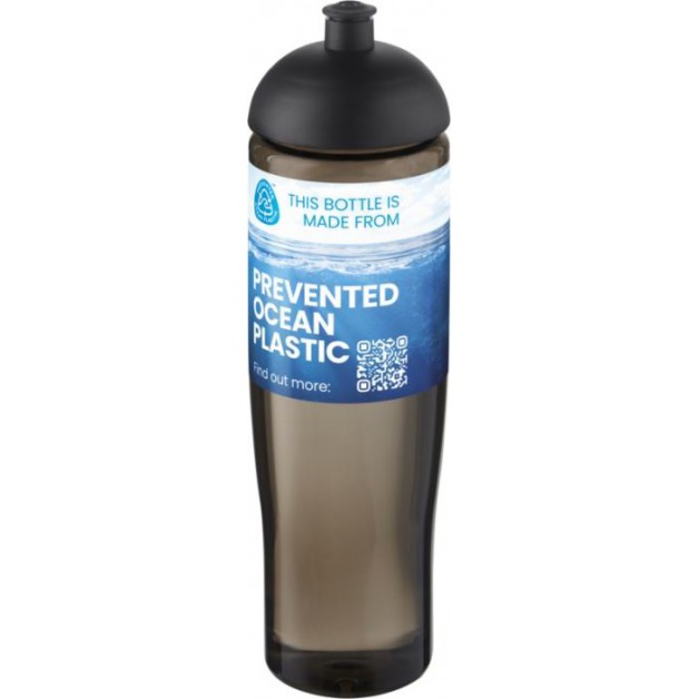 H2O Active® Eco Tempo 700 ml sportinė gertuvė su kupolo formos dangteliu, pagaminta iš plastiko išgauto valant vandenynus