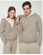HYGGER SHERPA unisex džemperis su gobtuvu ir šerpos pamušalu, 300g