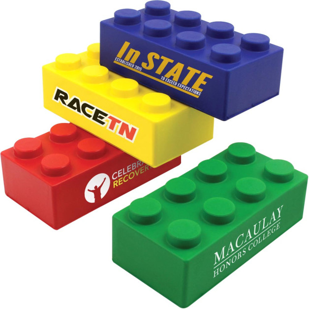 Lego kaladėlės formos antistresas su individualia spauda
