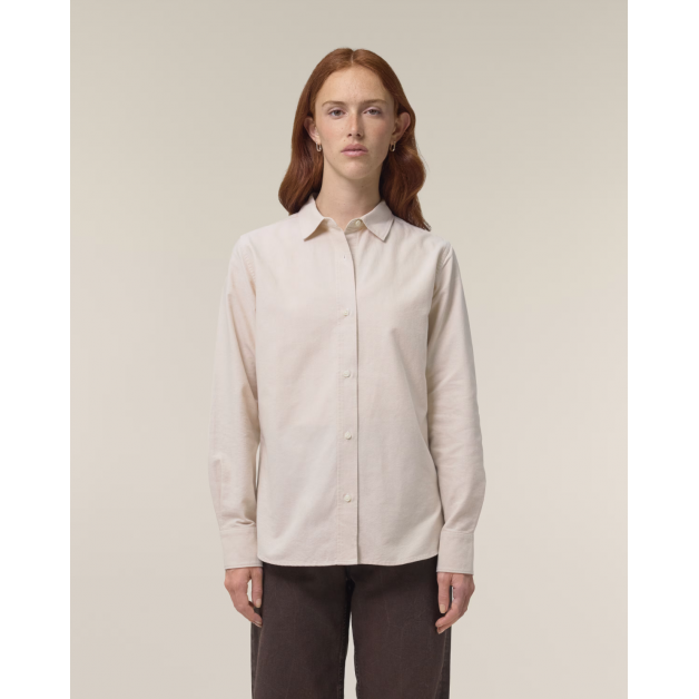 STELLA OXFORD moteriški marškiniai, 190g STELLA OXFORD moteriški marškiniai, 190g