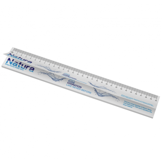 Sticky-Mate® lipnūs užrašų lapeliai iš perdirbto popieriaus su atspausdinta 30 cm liniuote