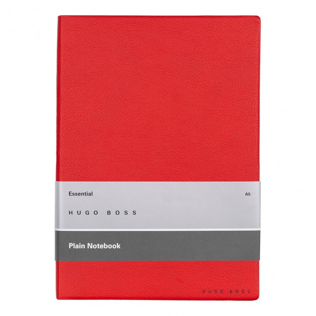 Užrašinė Essential Storyline Red, A5 formatas, tušti, balti lapai